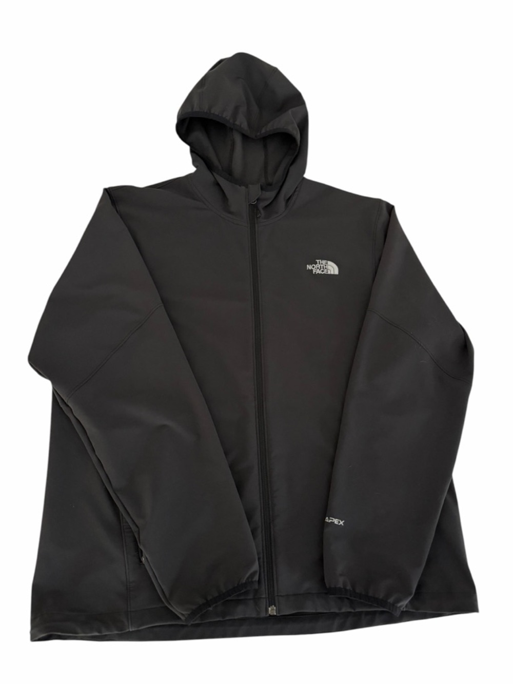 THE NORTH FACE very dark grey Apex Hoodie Windbreaker Outdoor Hiking jacket xl